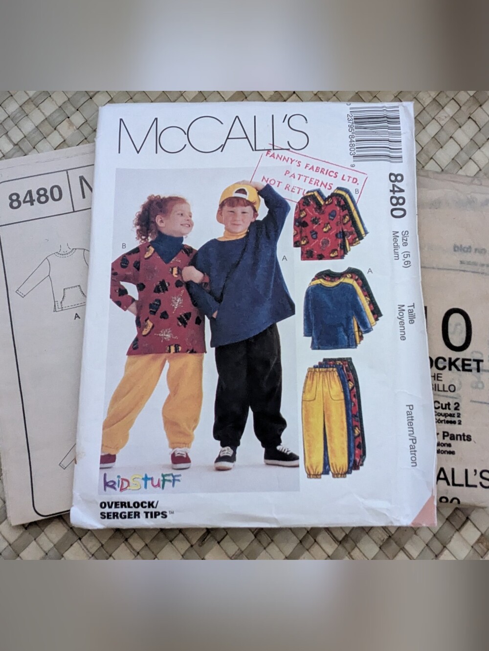 McCall's Easy Pattern 8309 - Jumping Beans Kids' Top & Pants